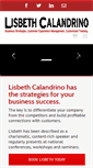 Mobile Screenshot of lisbethcalandrino.com